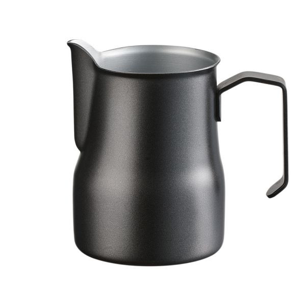 Stalgast Milchkännchen aus Edelstahl, emailliert, schwarz, 0,35 L, BB0902035