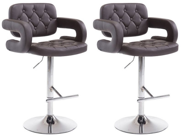 CLP Barhocker Dublin C, braun, VE: 2 Stück, 312940