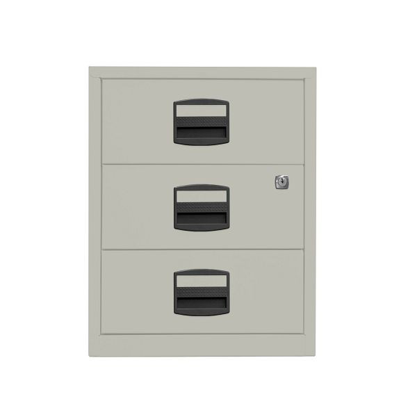 Bisley Home Rollcontainer PFA, 3 Universalschubladen, 673 gänsegrau, PFAM3S673