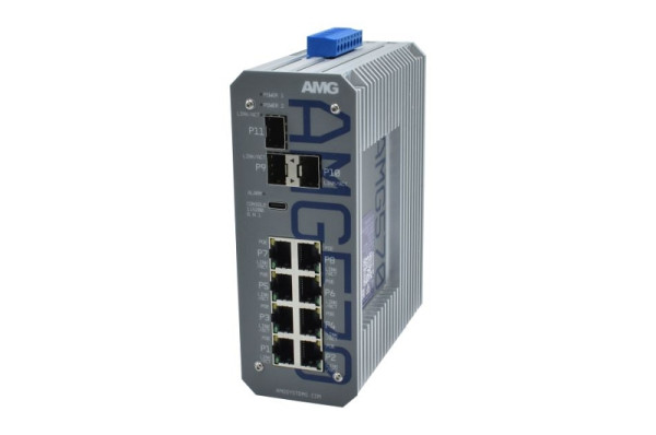 AMG Systems Industrieller managed Switch, AMG570-2GBT-4GAT-2G-3S-P300