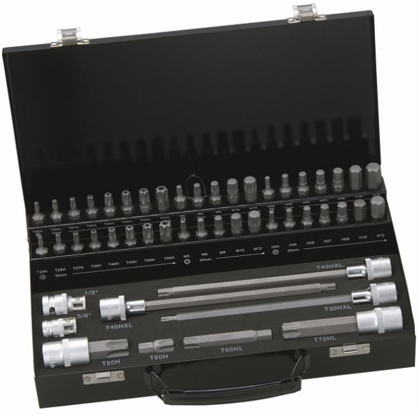Bahco Bit-Satz, 49-teilig, 10 mm Schaft, BE5049, 7314150169931