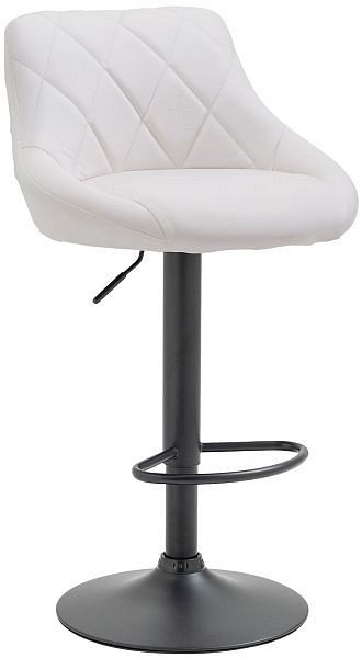 CLP Barhocker Lazio Kunstleder schwarz, weiß, 321761