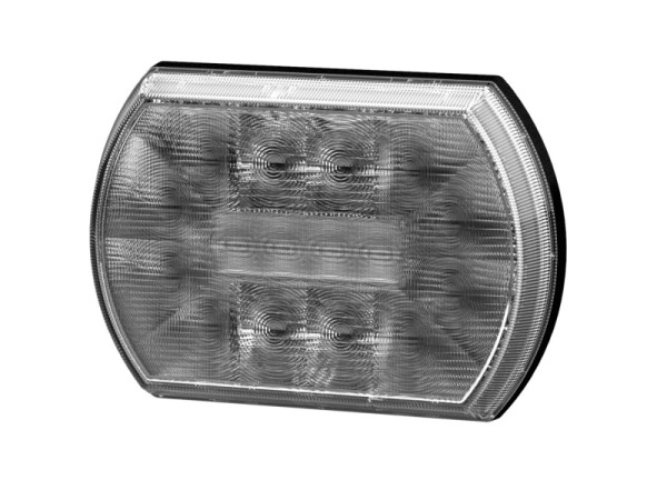 HELLA LED-Rückfahrscheinwerfer - Shapeline Tech - 24/12V - geschraubt - für waagerechte Befestigung - Stecker: AMP - 3-polig, 2ZR 013 344-101