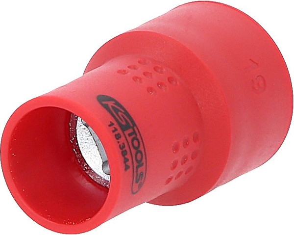 KS Tools 3/8" Isolierte Stecknuss, 19mm, 118.3844, 4042146696422