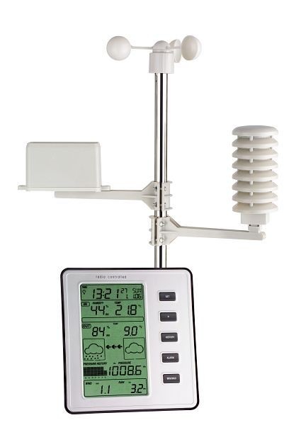 STEP Systems Funk-Wetterstation mit drei Außensensoren, 35270