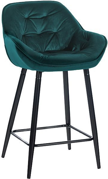 CLP Barhocker Gibson 76 Samt, dunkelgrün, 322009, 4251756488871