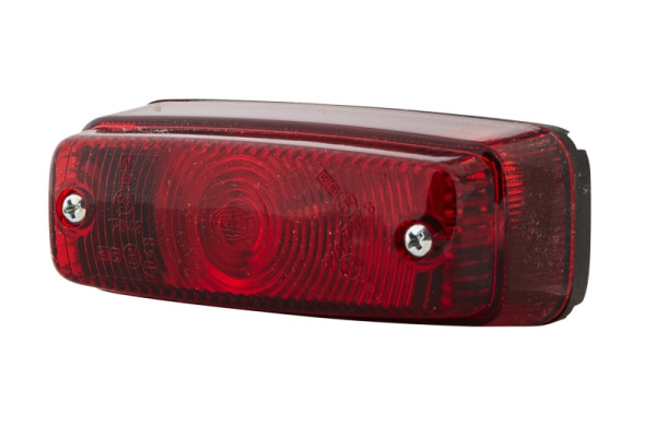 HELLA Schlussleuchte - Halogen - 24/12V - Steckanschluss/Anbau - Lichtscheibenfarbe: rot - Stecker: Male - rechts/links, 2SA 997 027-001