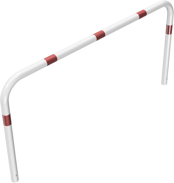 Schake Rohrbügel aus Stahlrohr Ø 60 x 2,5 mm ohne Querholm zum Einbetonieren, Gesamtbreite: 2000 mm, Gesamthöhe: 1000 mm, 465_08B