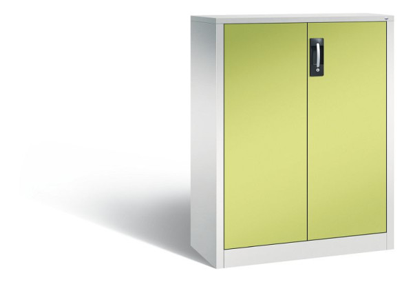 C+P Büro-Drehtürenschrank Acurado, H1200xB930xT400 mm, Grau/Viridingrün, 9267-1200 S10325