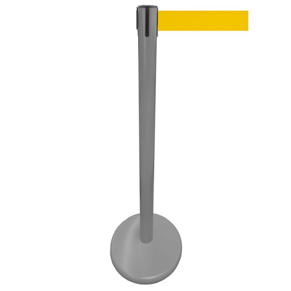 Stein HGS Personenleitsystem -P-LINE Future-, Metall/ anthrazit, signalgelb, mit Sicherheitsverschluss (selbstlösend), Gurtlänge: 2,3 m, 12792-1203