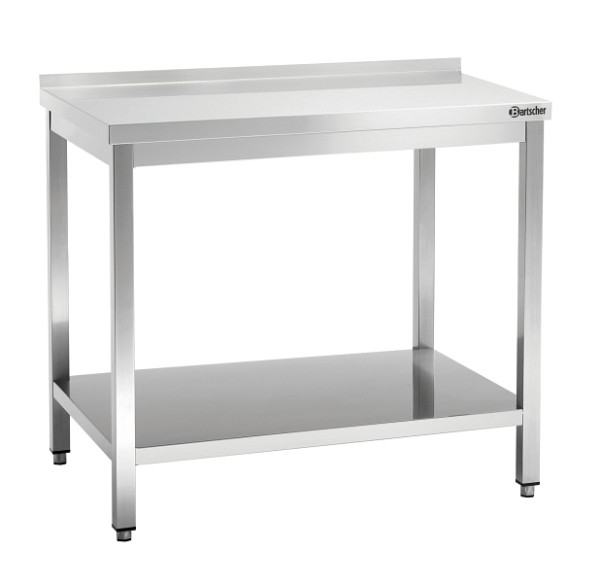 Bartscher Arbeitstisch 700, B1200, Aufkantung, 308127, 4015613600239