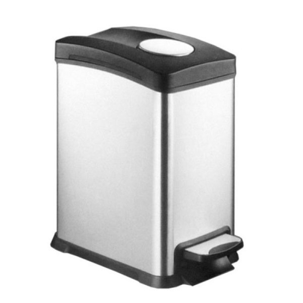 Stein HGS Abfallbehälter -Rejoice One- EKO, mit Pedal, 24 Liter /430x382x405m/2 Stück, 18289