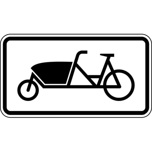 Stein HGS Fahrrad zum Transport von Gütern oder Personen - Lastenfahrrad, 420 x 231 mm, Flachform 2 mm, RA2, 1010-69-121