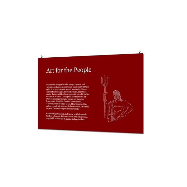 Showdown Displays Indoor Wandschild Basic 40 x 60 cm KAPA® 5 mm, FBW400x600-KP5