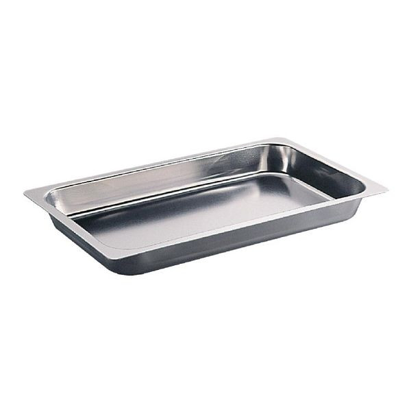 Bourgeat GN1/1 Edelstahl-Auflaufform 5,5cm, K091, 3109617491052