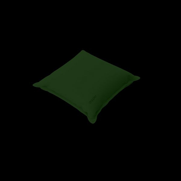 doppler Zierkissen CITY ca. 45x45xca. 14cm, mit Stehsaum und Hotelverschluss, moosgrün, uni, 5695244415