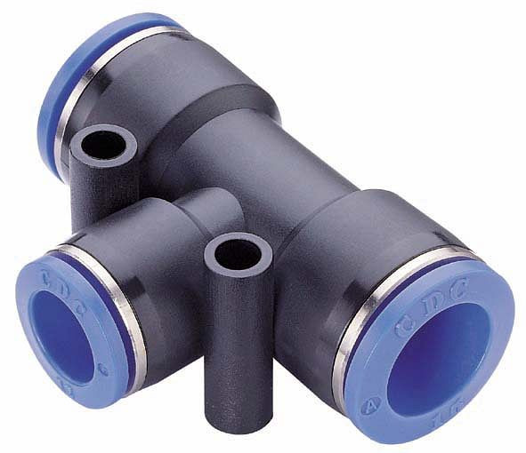 timmer B-TVr-16-10-KU, T-Verbinder reduziert aus Kunststoff, Schlauch-Ø: 16 mm, Schlauch-Ø: 10 mm, VE: 3 Stück, 03180626