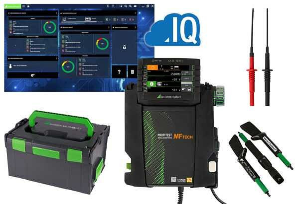 Gossen Metrawatt Mess-und Prüfgeräte-Set zur Prüfung der Wirksamkeit von Schutzmaßnahmen an ortsfesten elektrischen Anlagen, M537A