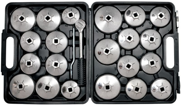SW-Stahl Ölfilterschlüssel Sortiment, 23-teilig, 08450L