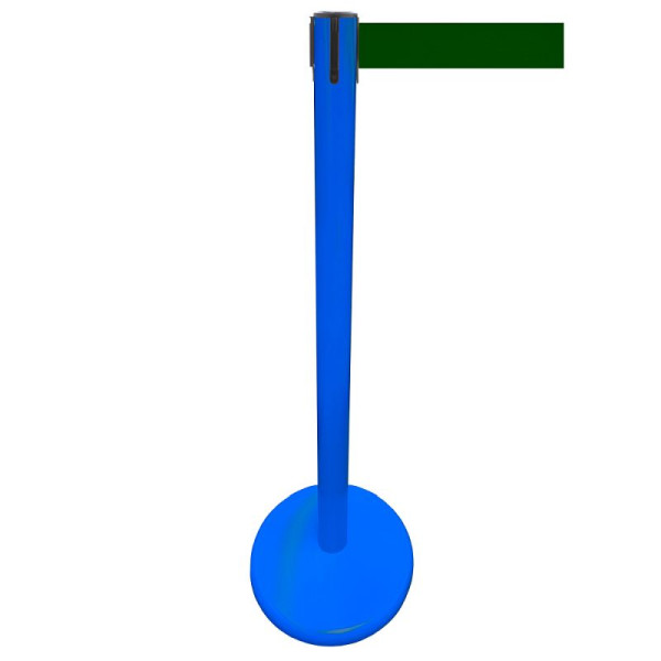 Stein HGS Personenleitsystem -P-Line Future-, Metall/ blau, dunkelgrün, mit Gurtendstück (Standard), Gurtlänge: 4 m, 15696-1002