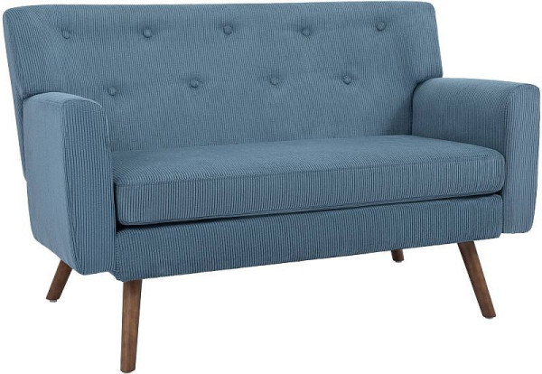 CLP Sofa Kioni Cord, blau, elegant, 327476, 4255716378301