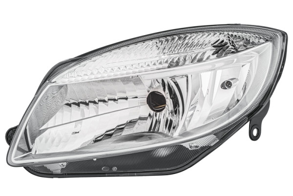 HELLA Einfachscheinwerfer/FF/Halogen-Hauptscheinwerfer - für u.a. Skoda Fabia II (542) - ECE - für Rechtsverkehr - links, 1ED 247 025-211