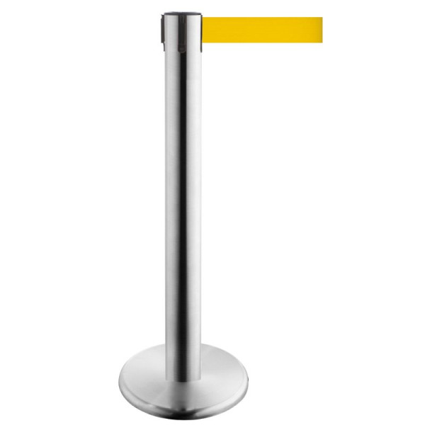 Stein HGS Personenleitsystem -P-Line Titan-, edelstahl, signalgelb, mit Sicherheitsverschluss (selbstlösend), 15692-1203