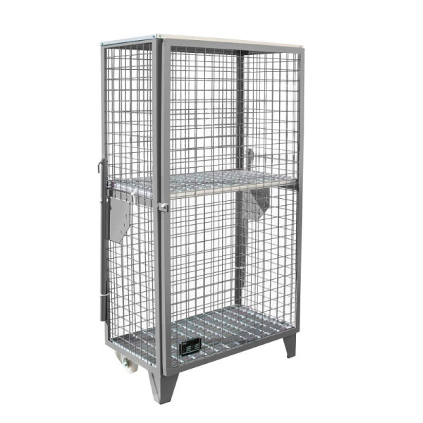 STEIN HGS Gasflaschen-Depot GFD, RAL 7005 mausgrau, 4 Stück, Drahtgitter, 79146.0015