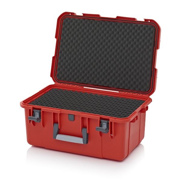 Auer Schutzkoffer Pro, Blutorange, ohne Schloss, Noppenschaumpolster, CP 6427 B6-2002