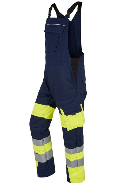 ROFA Latzhose 2355, Größe 28, Farbe 488-marine-leuchtgelb, 2652355-488-28