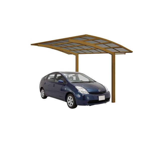 Ximax Aluminium Carport Portoforte Typ 60 Sonderlänge + Sonderbreite XS Bronze, 76064