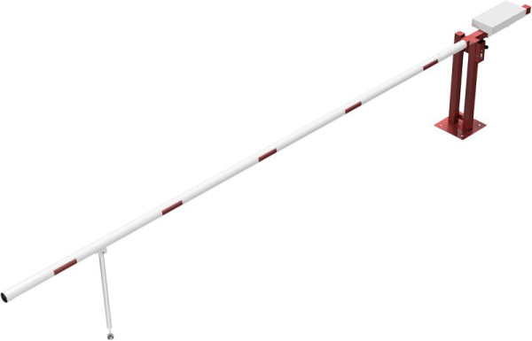 Schake Wegeschranke mit Gegengewicht und Pendelstütze, lichte Weite: 5000 mm, mit Profilzylinderschloss, 411_51ZPB