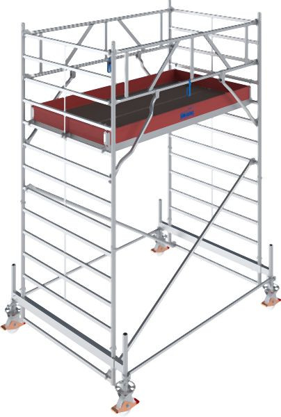 Krause Stabilo Fahrgerüst S500 Feldlänge: 2,50m, Arbeitshöhe: 4,50m, 784018