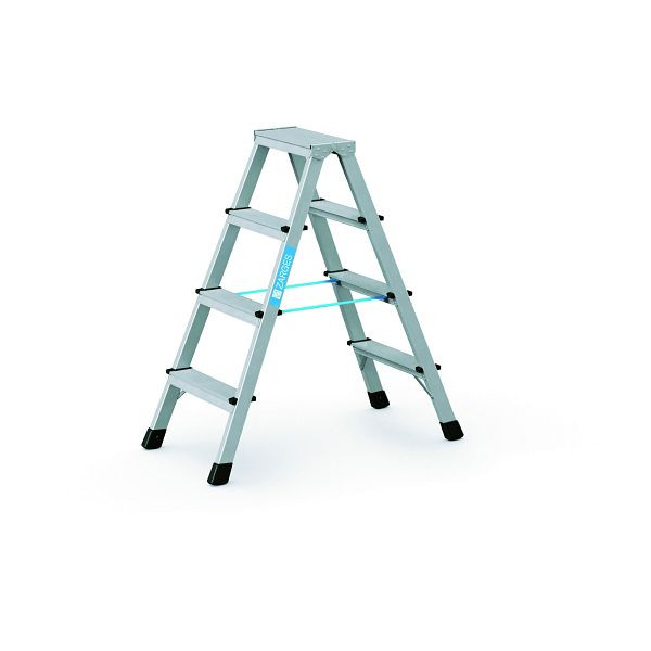 ZARGES XLstep B - LM-Stufen-Stehleiter 2 x 4 Stufen, 41264