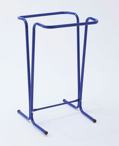 DENIOS Abfallsackhalter 120 Liter, Standgerät, blau, 265624