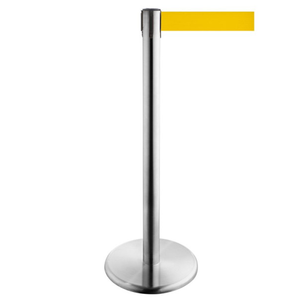 Stein HGS Personenleitsystem -P-LINE Future-, Edelstahl, signalgelb, mit magnetischem Gurtendstück, 12798-1204