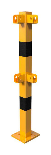 Schake Standpfosten abnehmbar, Eckpfosten für Ober- und Knieholm 90°, 4273APBG