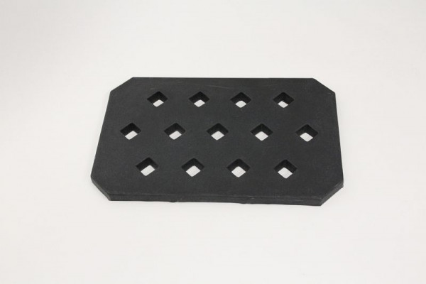 Schoeller Rost aus PE-Auffangwanne für Kleingebinde 57,5x37,5x2,5cm, schwarz, ST20Grid
