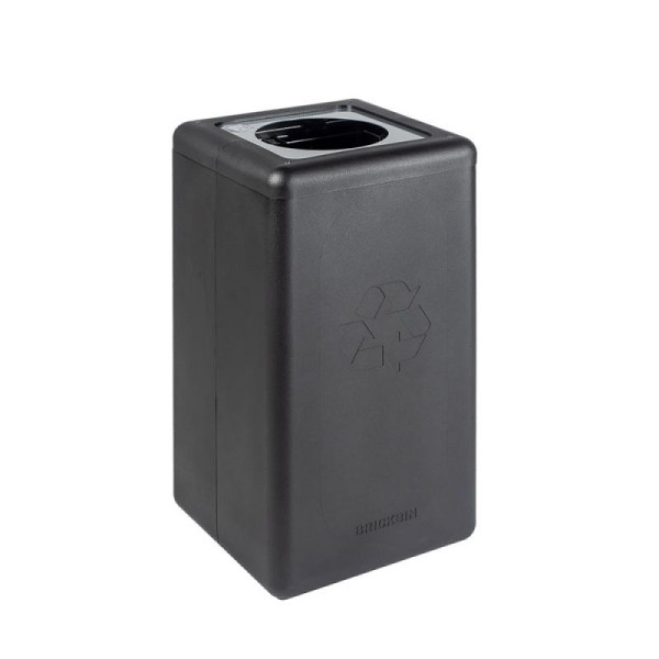 STEIN HGS Recycelbarer Abfallbehäter Restmüll, schwarz, grau, 83894.0002