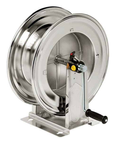 Ebinger Schlauchaufroller HM 610, Schlauch max. 45m - 20mm AD, Gehäuse Edelstahl, 20bar/ 90°C (Wasser-Druckluft), 8.614.100
