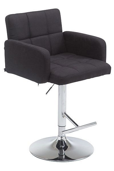 CLP Barhocker Los Angeles Stoff C, schwarz, 1038801