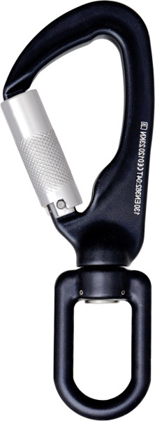Kratos Aluminiumhaken mit Automatikverschluss Vierteldrehung (Twist-Lock) mit Fallanzeige-Wirbel, FA5022117
