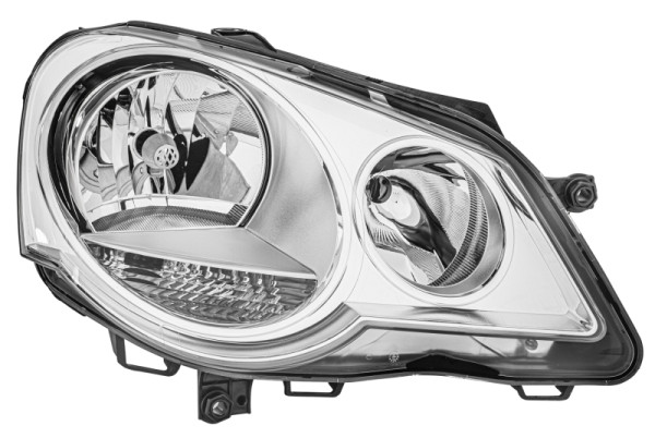 HELLA FF/Halogen-Hauptscheinwerfer, für u.a. VW Polo (9N_), ECE, für Rechtsverkehr, rechts, 1EE 247 019-181