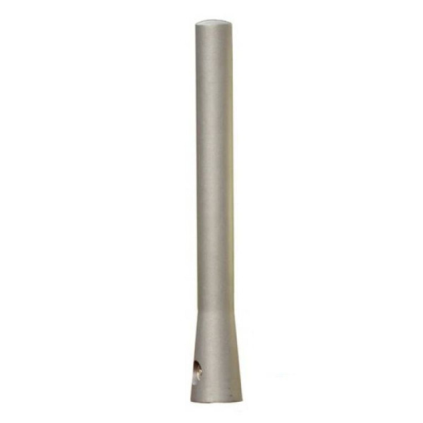 Stein HGS Stilpoller -Naxos- mit 3p-Technologie, (Dreikantverschluss), RAL 9005 tiefschwarz, zylindrischer Stilpoller aus Aluminium mit konisch zulaufendem Fuß, 40052-07
