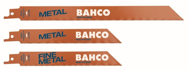 Bahco Säbelsägeblatt-Set für Metall (Enthält 3940-150-14-ST, 3940-150-18-ST, 3940-150-24-ST, 3940-228-18-ST, 3940-228-14-ST), 3940-METAL-SET-5P