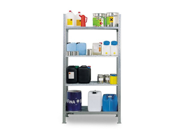 SÄBU SAFE Vario Grundregal GRG 4, verzinkt, Auffangvolumen 1x30l, 1.060 x 630 x 2.005 mm, F8216