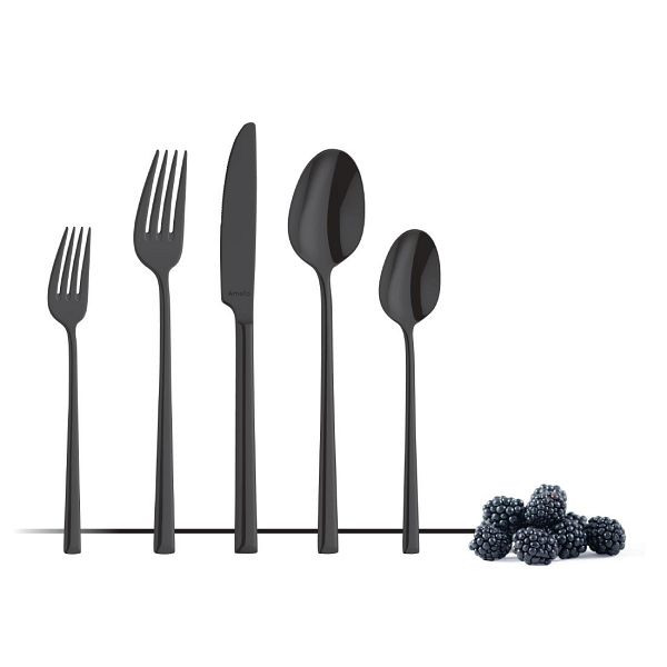 Amefa Metropole Dessertlöffel schwarz PVD(12 Stück), DX695