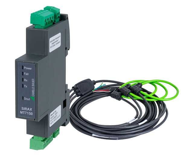 Gossen Metrawatt Dreiphasen-Netzmessgerät mit integriertem Energiezähler und universellen Stromeingang, DIN-Hutschienenmontage, 191777