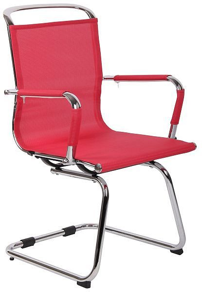 CLP Besucherstuhl Barnet Mesh, rot, 312678, 4251756406059