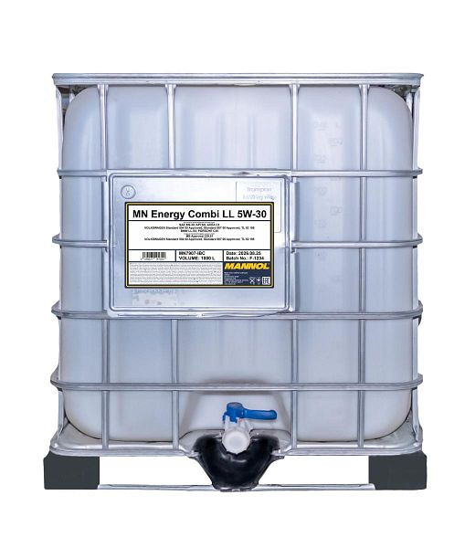 MANNOL Mehrbereichsmotoröl 7907 Energy Combi LL 5W-30, VE: 1000 l, MN7907-IBC